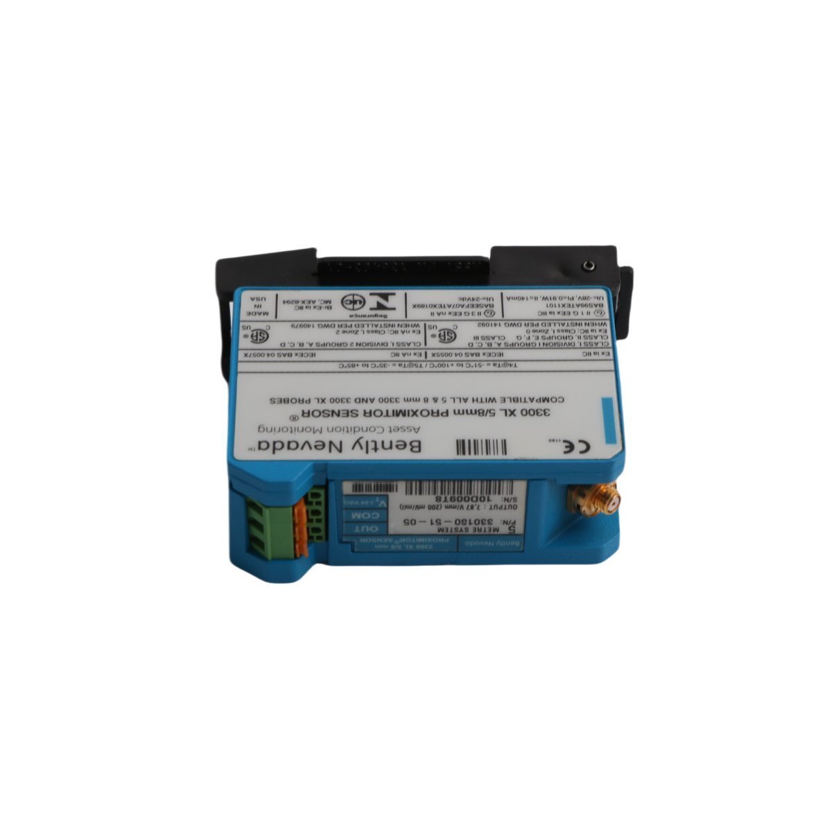 330180-51-05 Bently Nevada 3300 XL 5/8 mm Proximitor Sensor