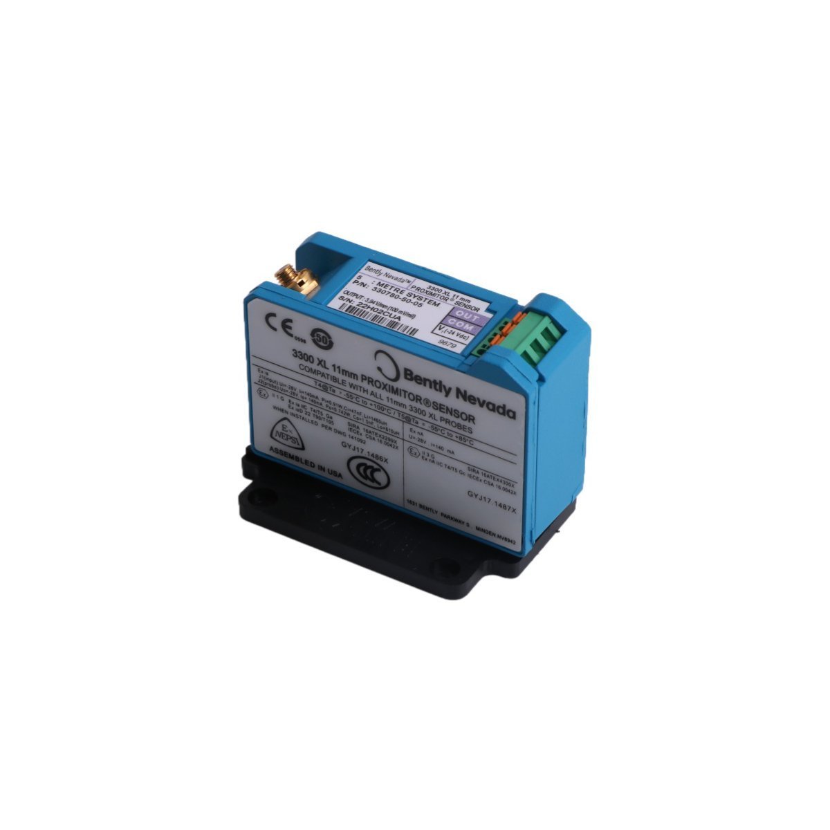 Bently Nevada 330780-50-05 3300 XL 11 mm Proximitor Sensor