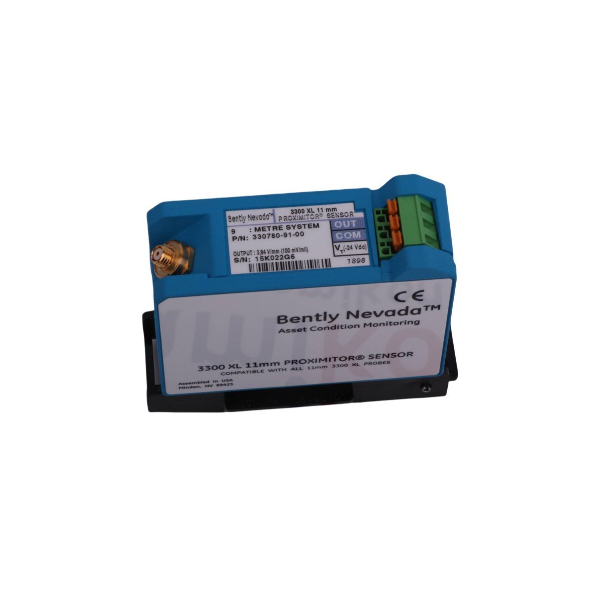 Bently Nevada 330780-91-00 11 mm 3300 XL Proximitor Sensor