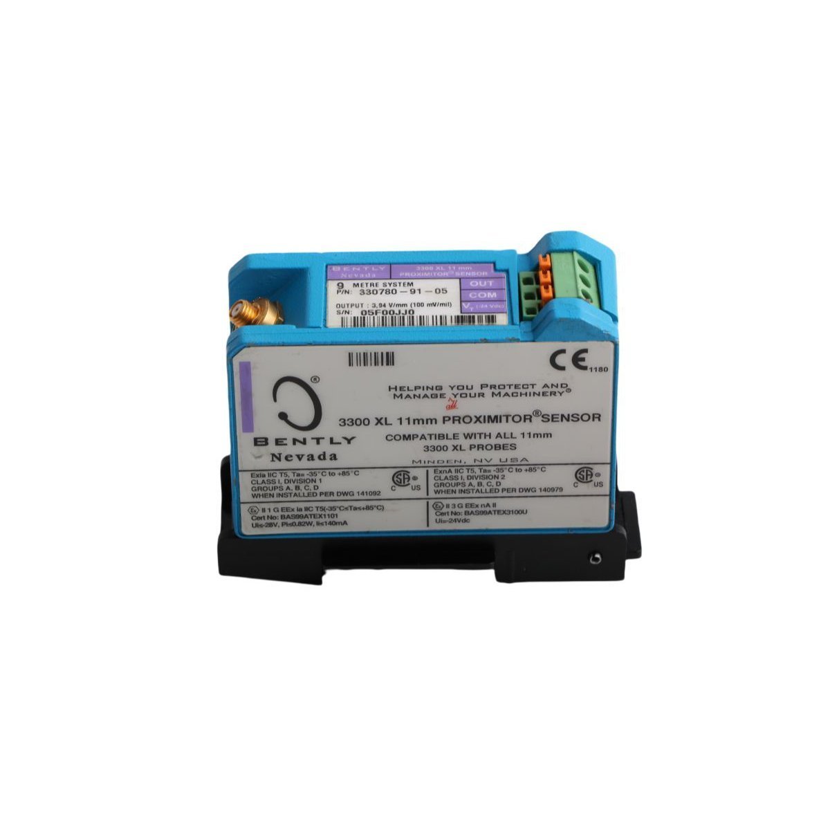 330780-91-05 Bently Nevada 3300 XL 11 mm Proximitor Sensor