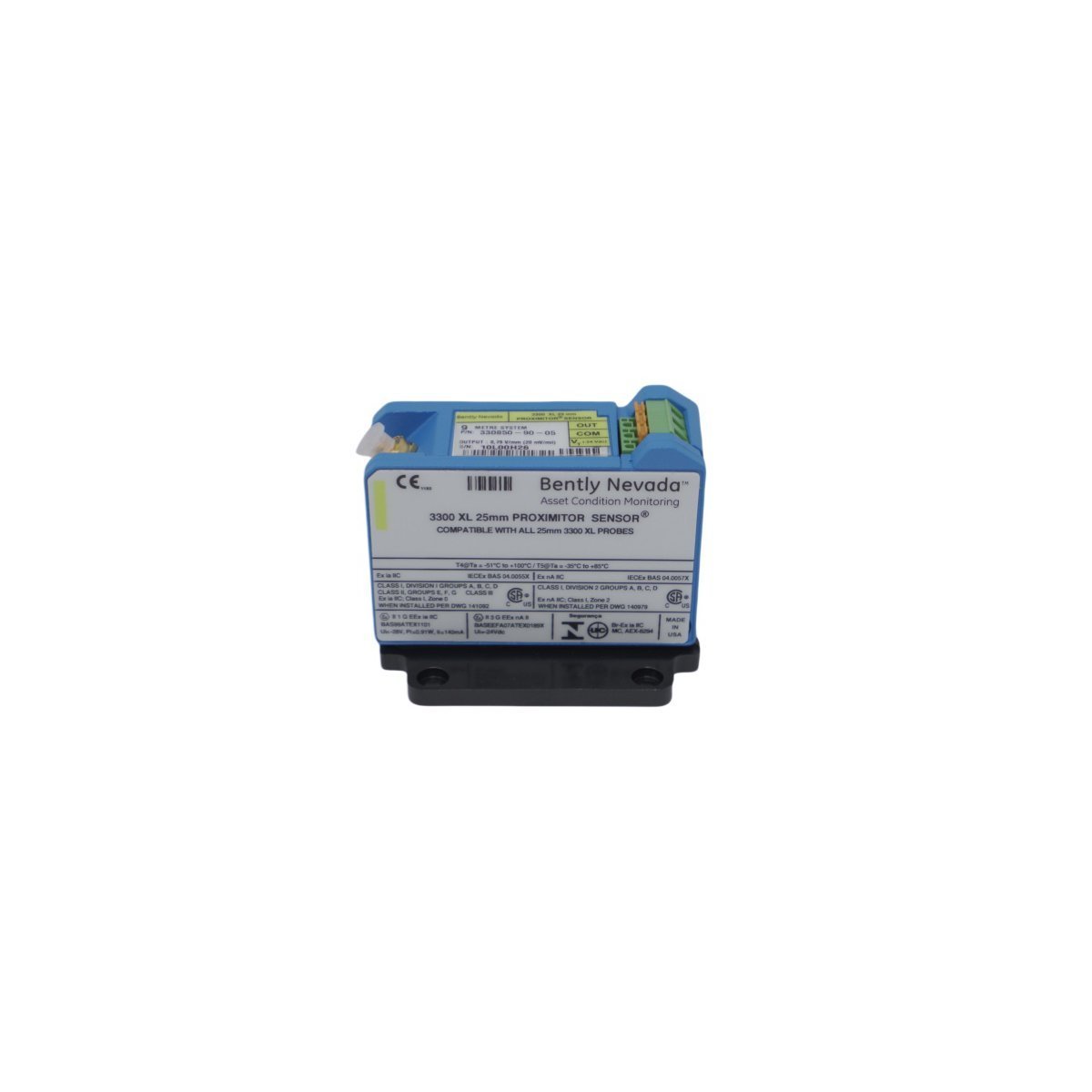 Bently Nevada 330850-90-CN 3300 XL 25mm Proximitor Sensor