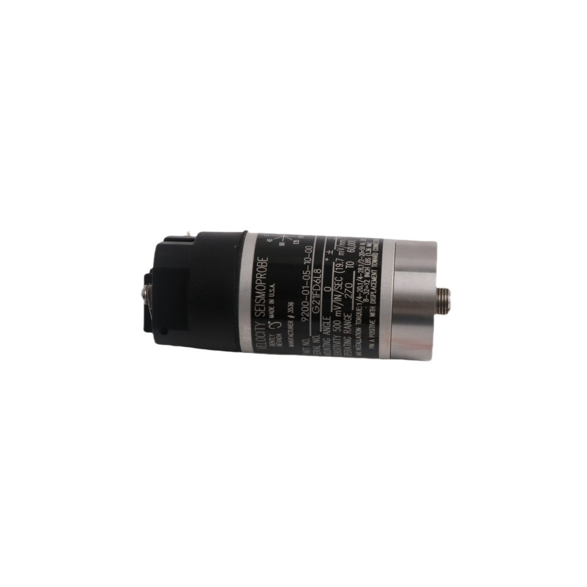 9200-01-05-10-00 محول سرعة Bently Nevada Seismoprobe