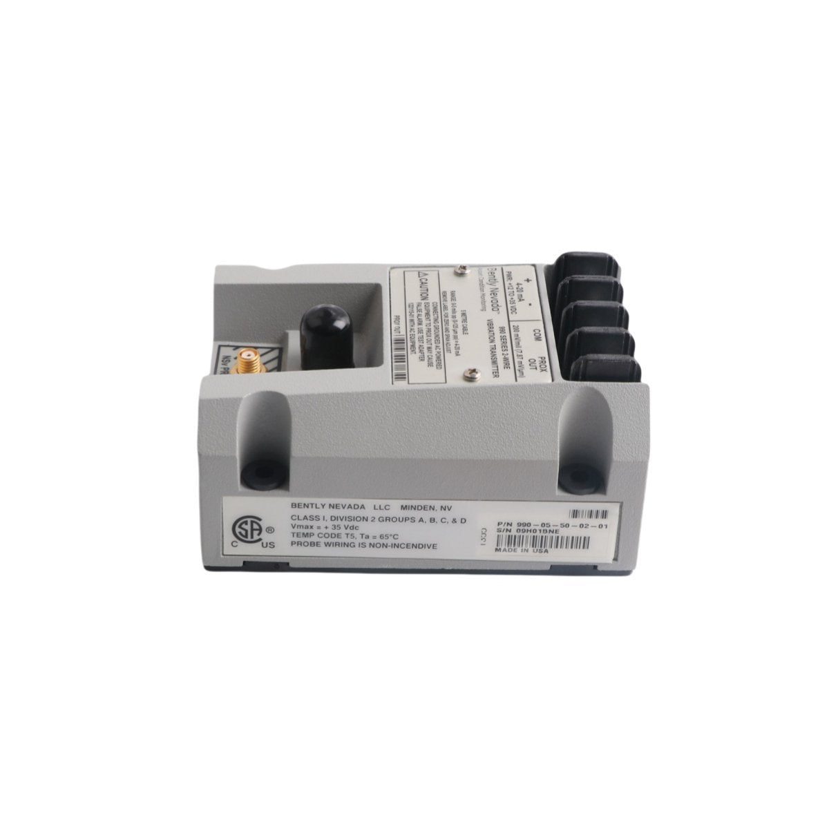 990-05-50-02-01 Bently Nevada 2-Wire Vibration Transmitter