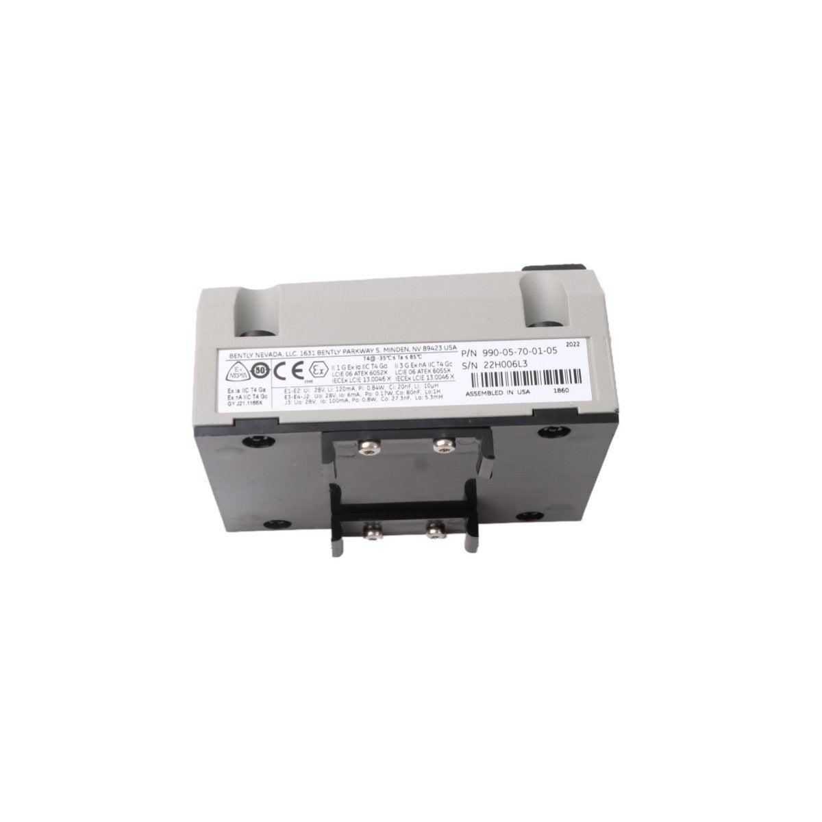 990-05-70-01-00 Bently Nevada 2-Wire Vibration Transmitter 3300 NSv Compatible