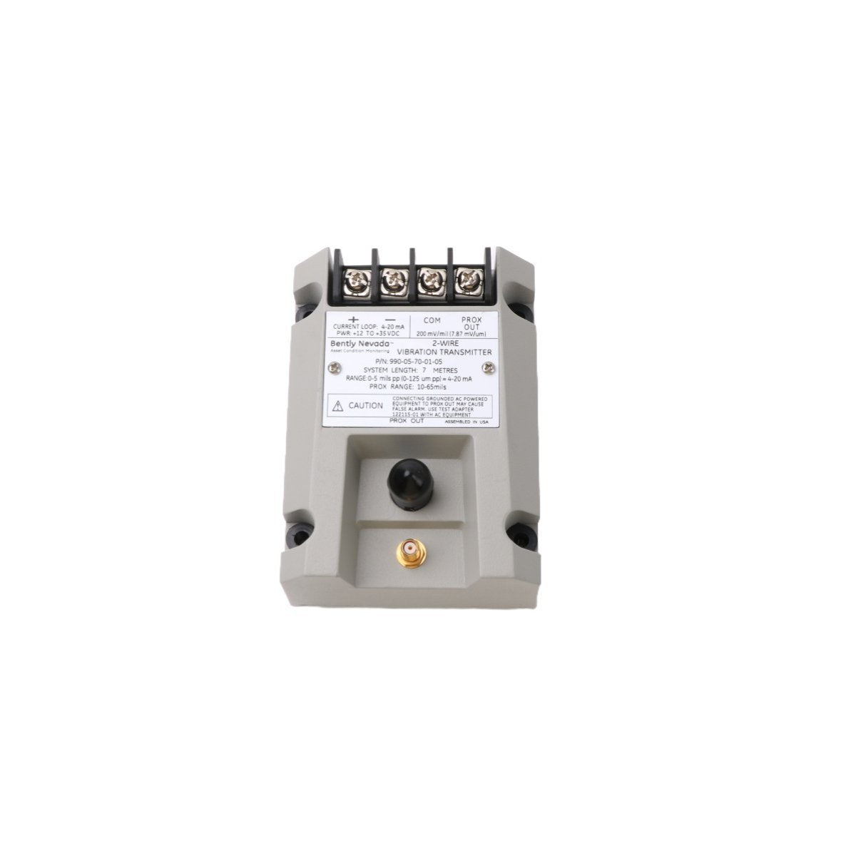 990-05-70-01-00 Bently Nevada 2-Wire Vibration Transmitter 3300 NSv Compatible