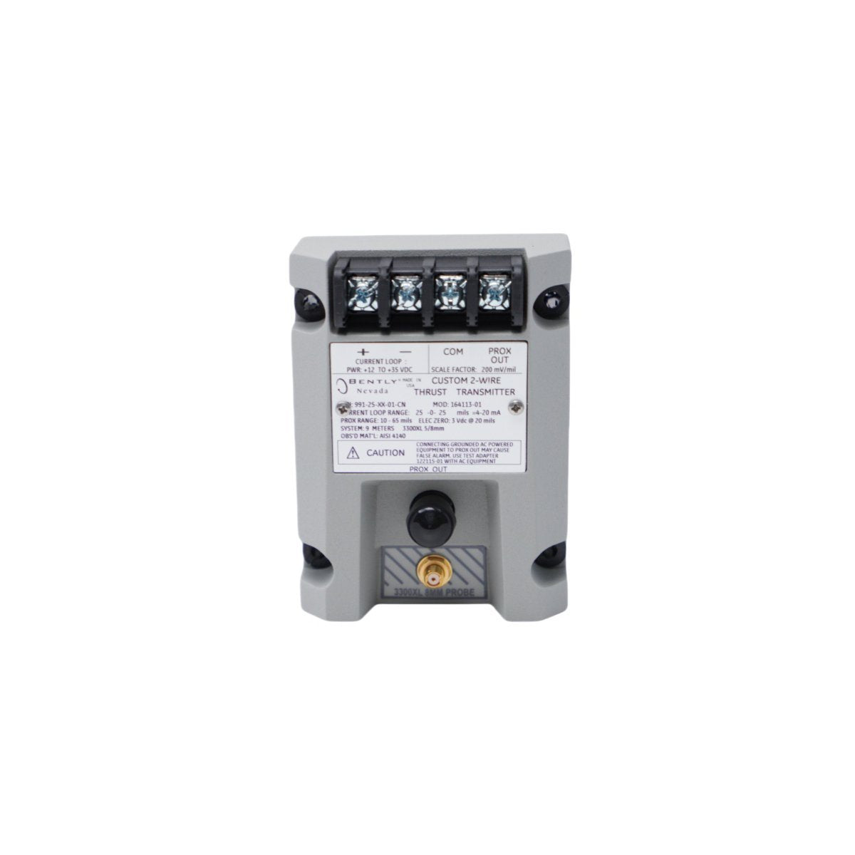 990-10-XX-01-05 Bently Nevada MOD: 163930-01 Vibration Transmitter
