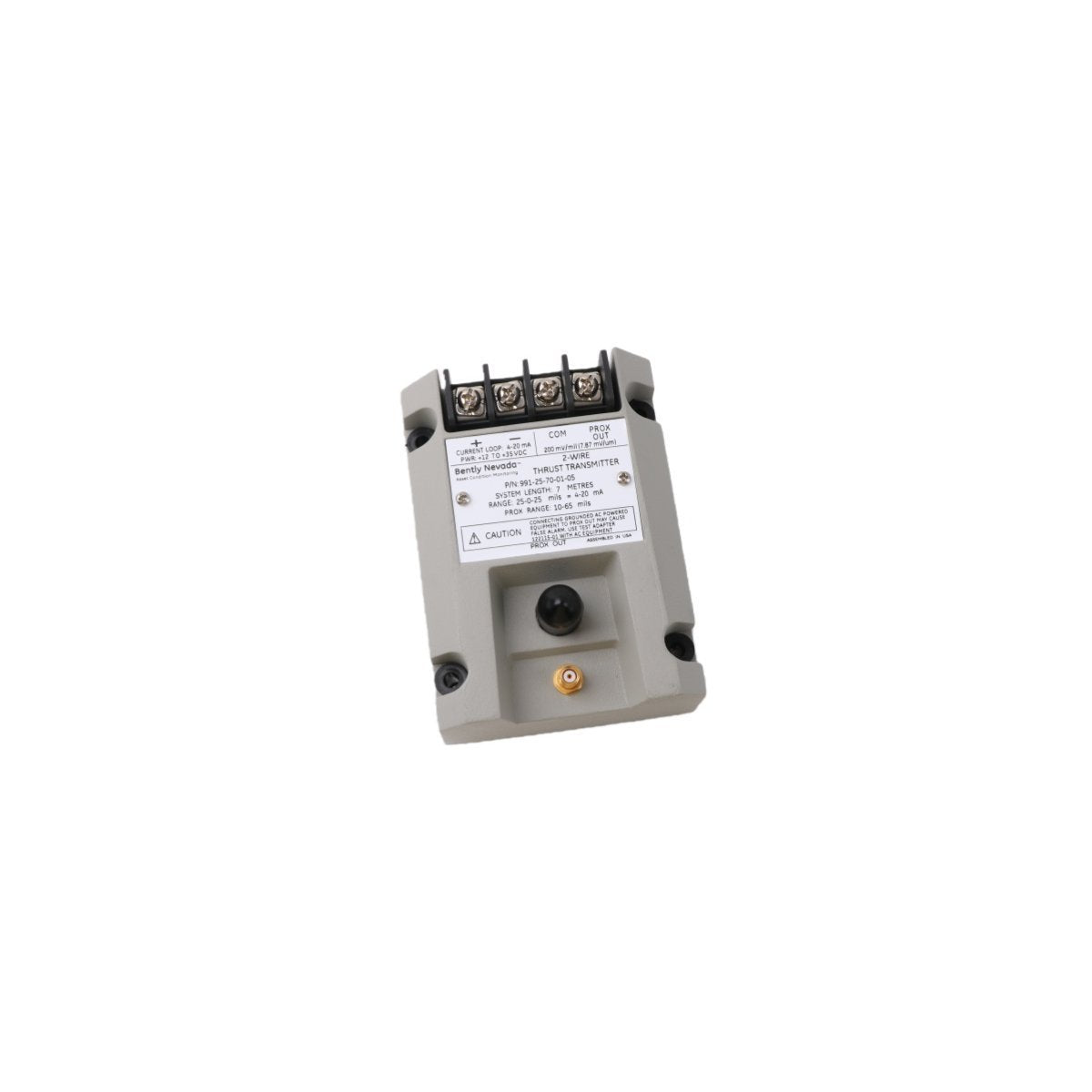 991-25-70-01-00 Bently Nevada Axial Thrust Transmitter Integrated Sensor