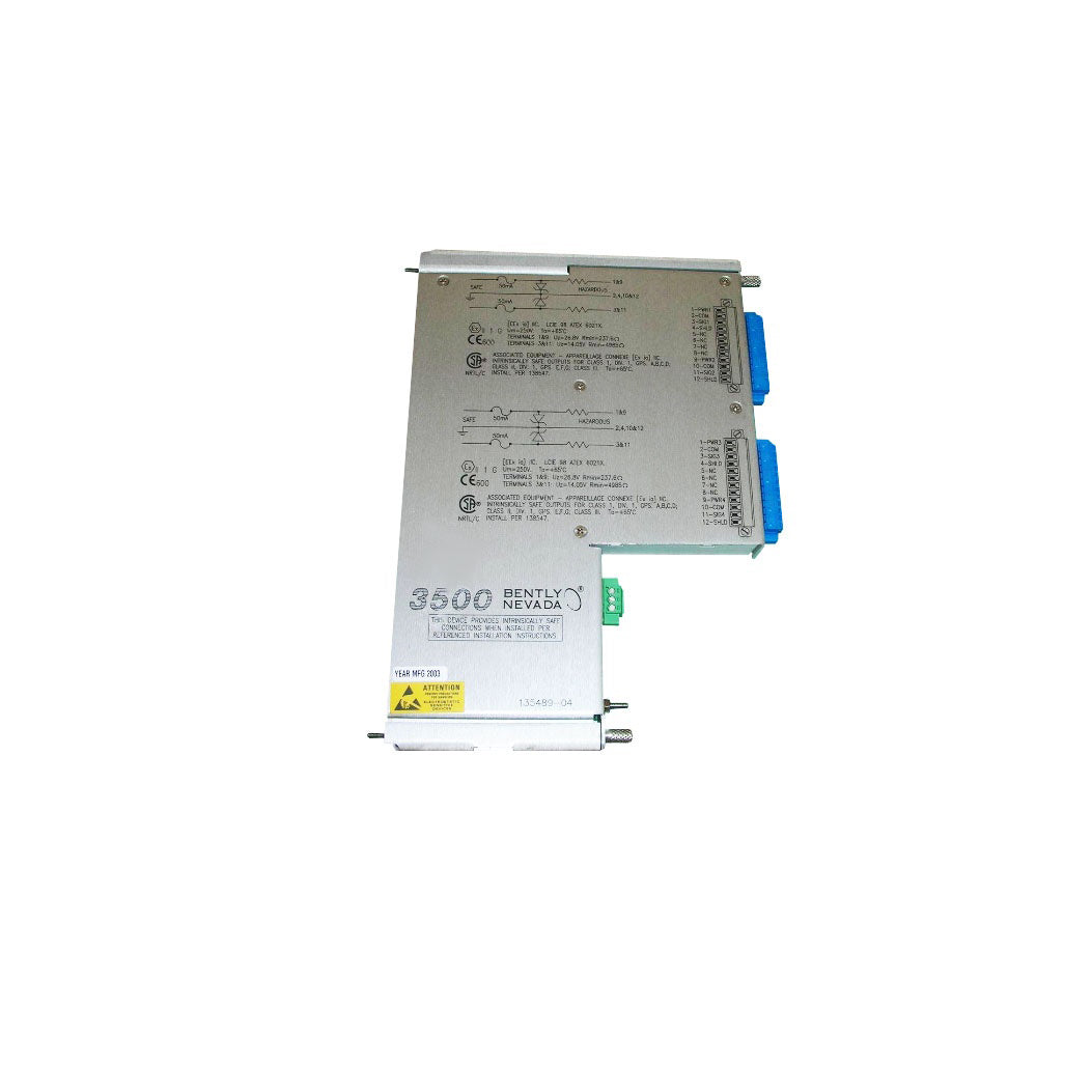 135489-02 Bently Nevada 3500/42 I/O Module with Internal Barriers