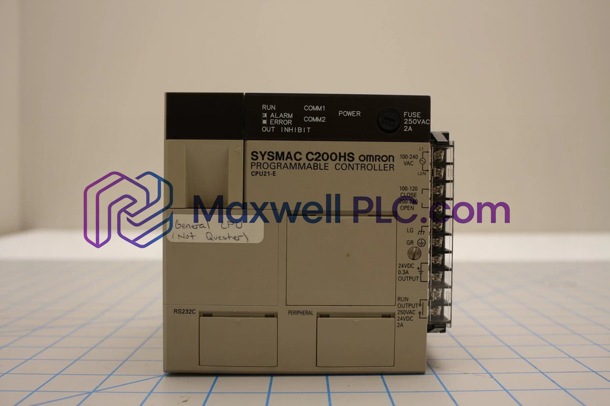 Unidad central de procesamiento C200H-CPU21-E Omron, serie C200H
