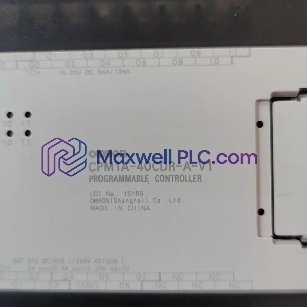 وحدة تحكم قابلة للبرمجة من أومرون، طراز CPM1A-40CDR-A-V1، سلسلة SYSMAC CPM1A