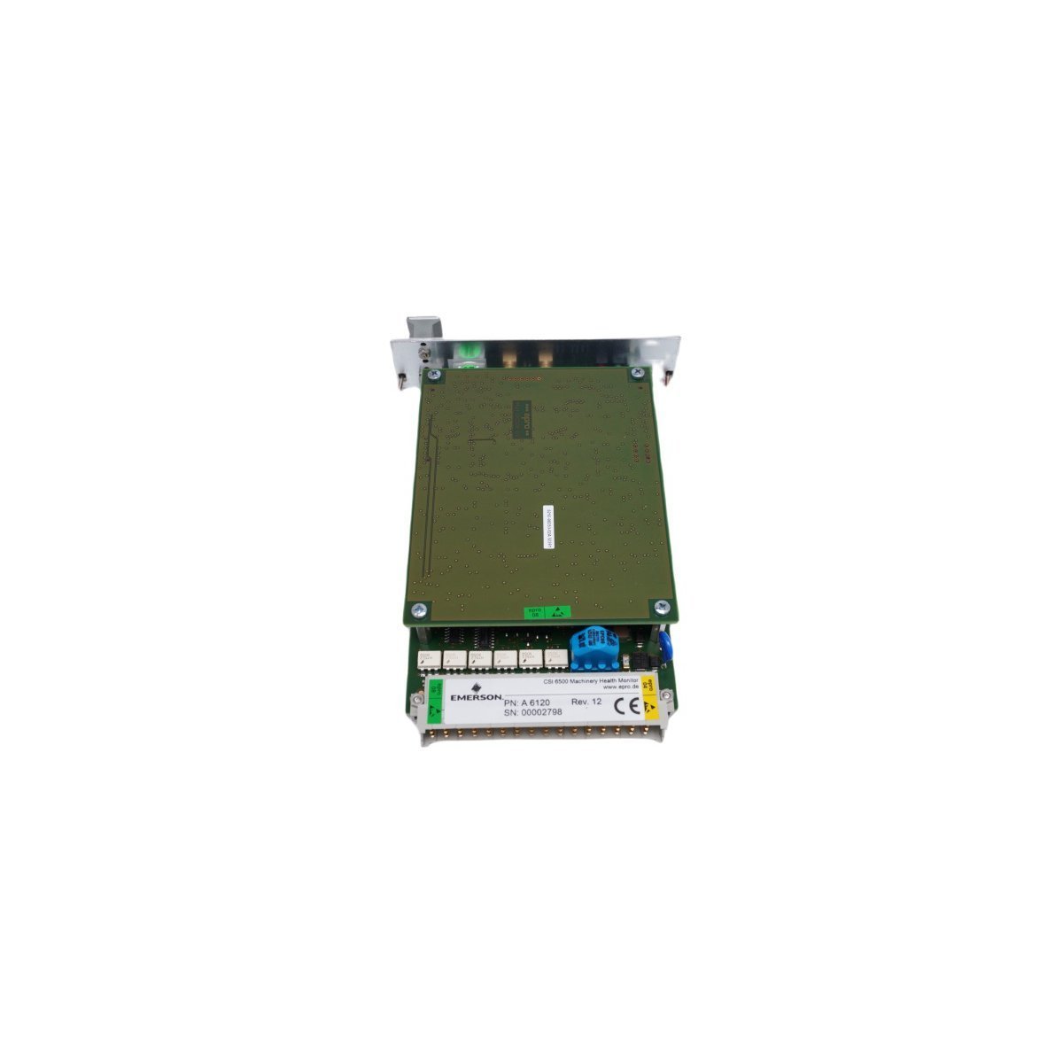 A6120 Dual-Channel Case Seismic Vibration Monitor EPRO - Emerson CSI 6500 Module