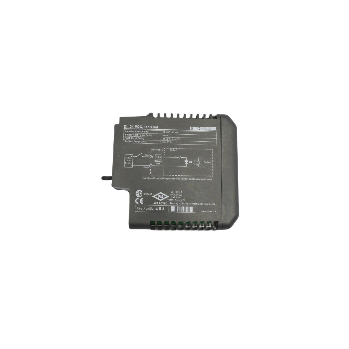 Emerson KJ3001X1-BA1 12P0549X112 DeltaV Digital Input Module