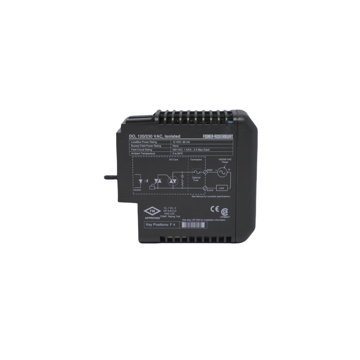 Emerson DeltaV SIS KJ3001X1-BH1 12P0558X152 Isolated Card