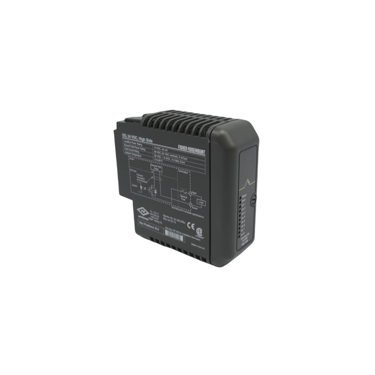 KJ3001X1-BJ1 Emerson 12P0555X152 DeltaV SIS Digital Output Module