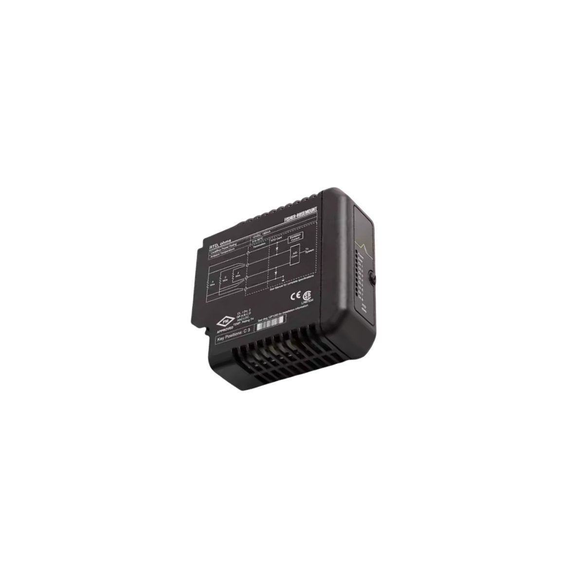 12P0680X132 Emerson KJ3002X1-BA1 بطاقة إدخال تناظري HART بـ 8 قنوات DeltaV