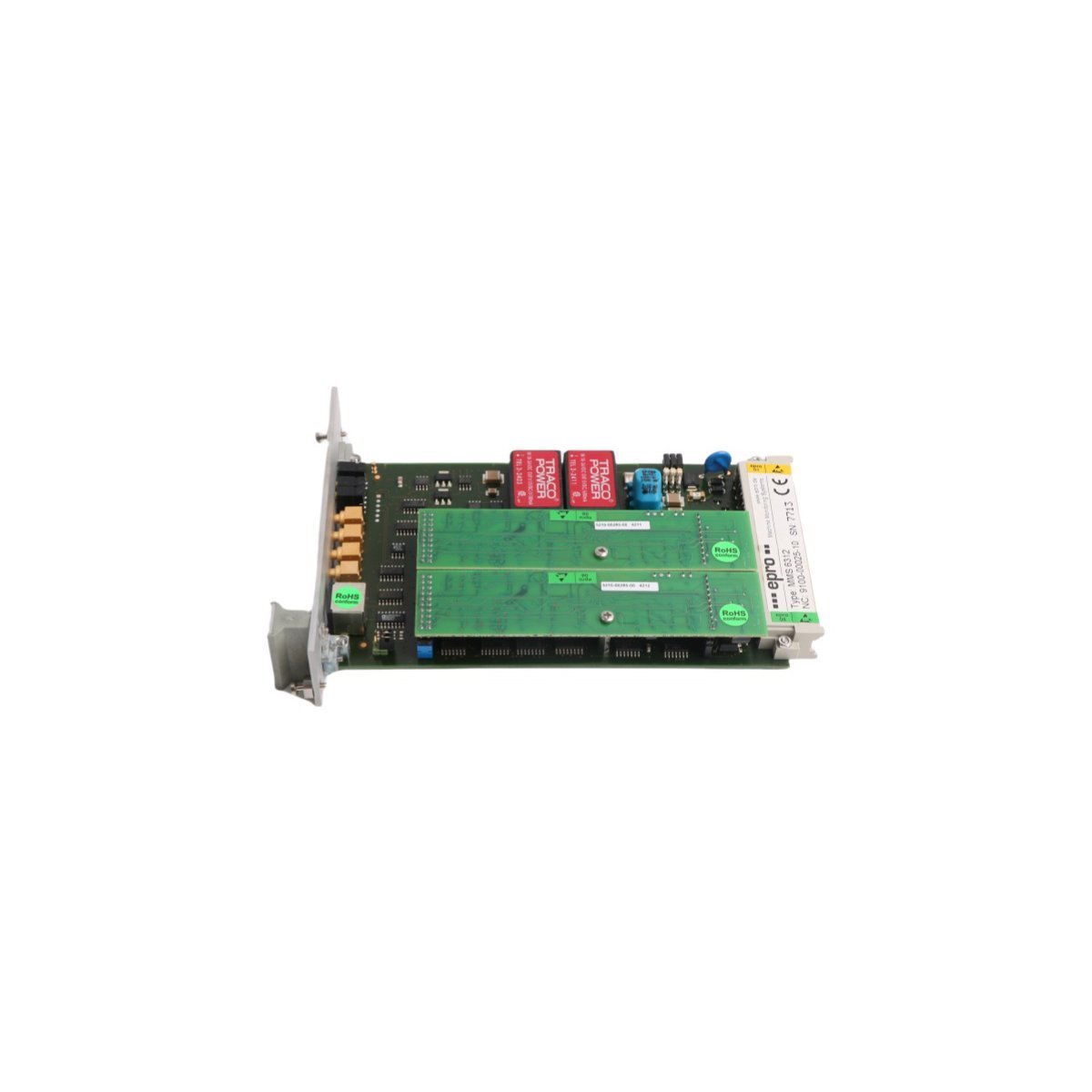 MMS6312 Emerson EPRO Dual Channel Rotational Speed Monitor Machine Monitoring System
