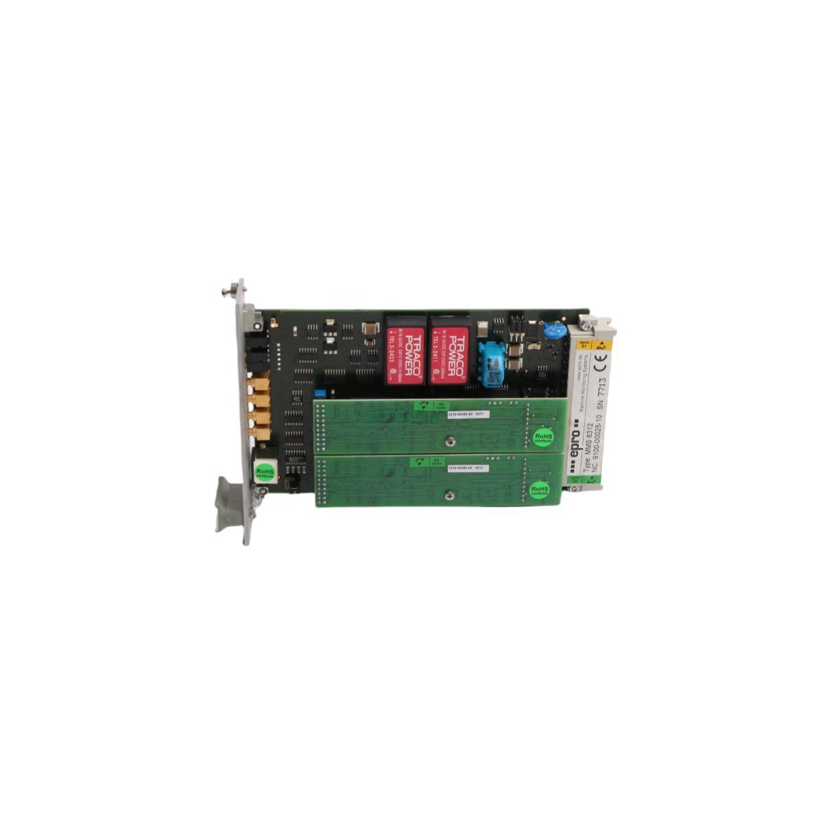 MMS6312 Emerson EPRO Dual Channel Rotational Speed Monitor Machine Monitoring System