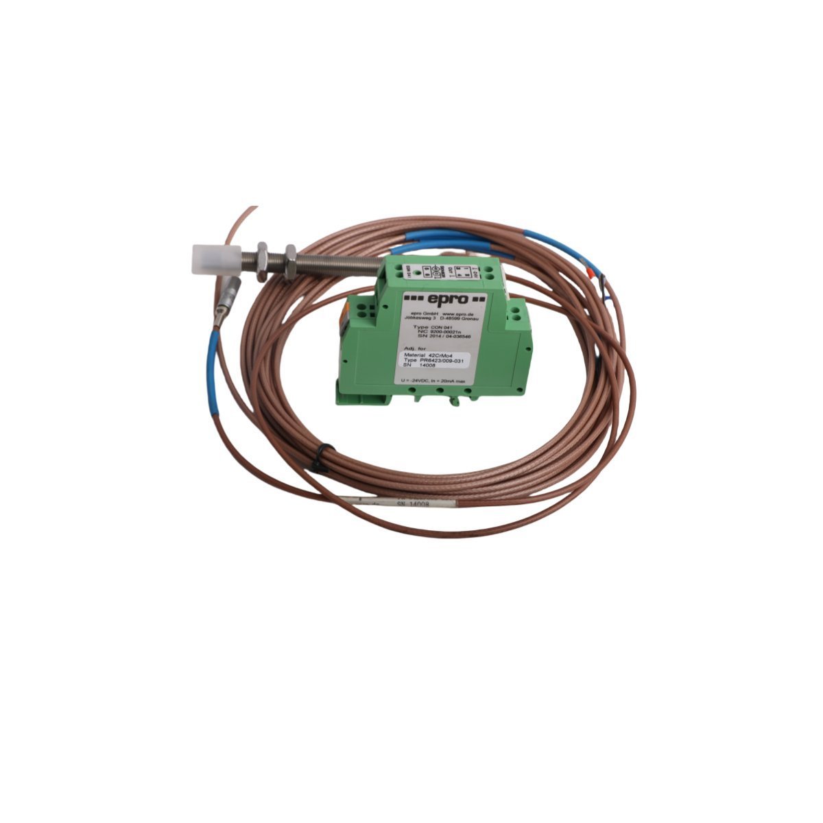 PR6423/009-031 CON041 Emerson EPRO Non-Contact Displacement Transducer
