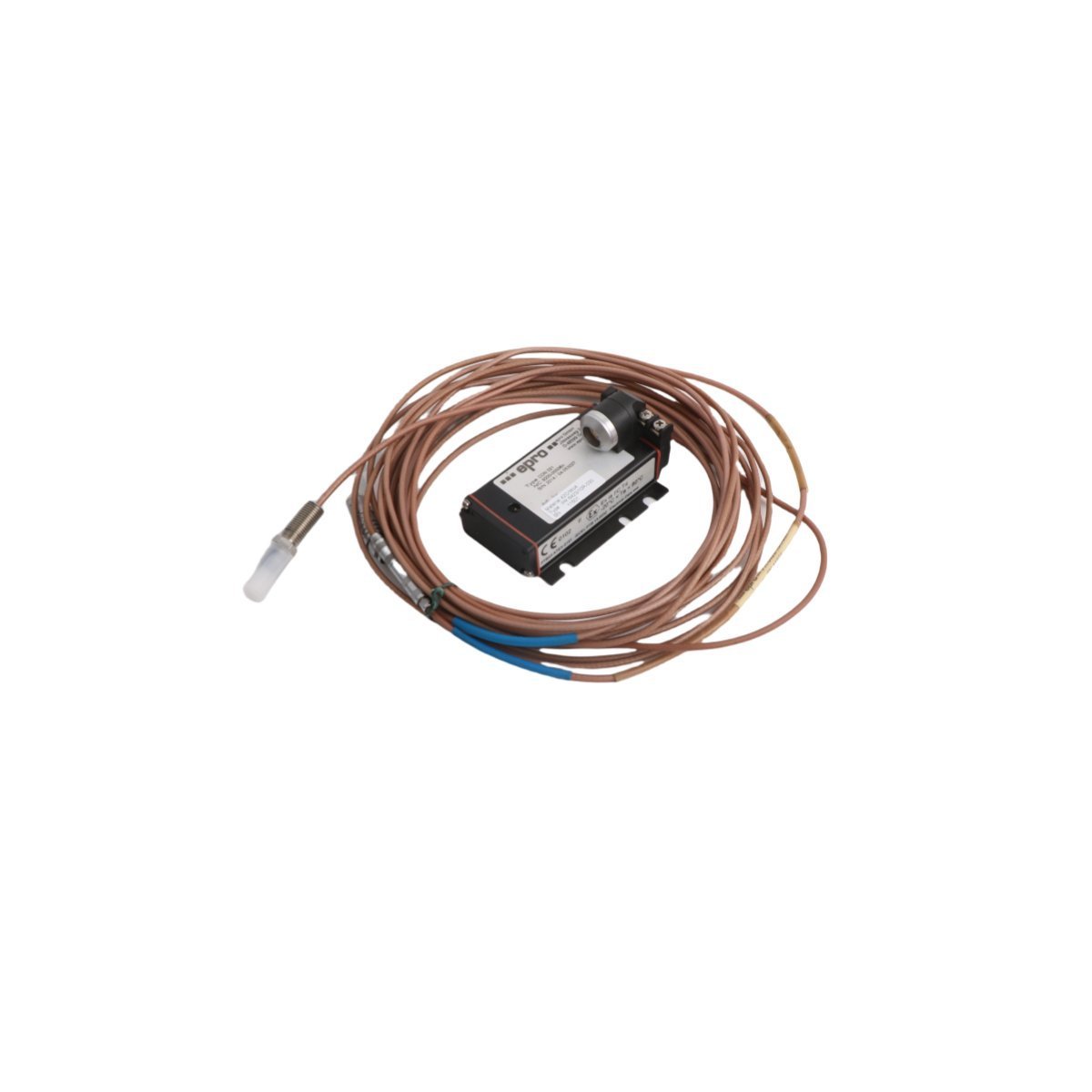 PR6423/10R-030 CON021 محول طاقة استقرائي من Emerson EPRO ذو تثبيت عكسي 8 مم