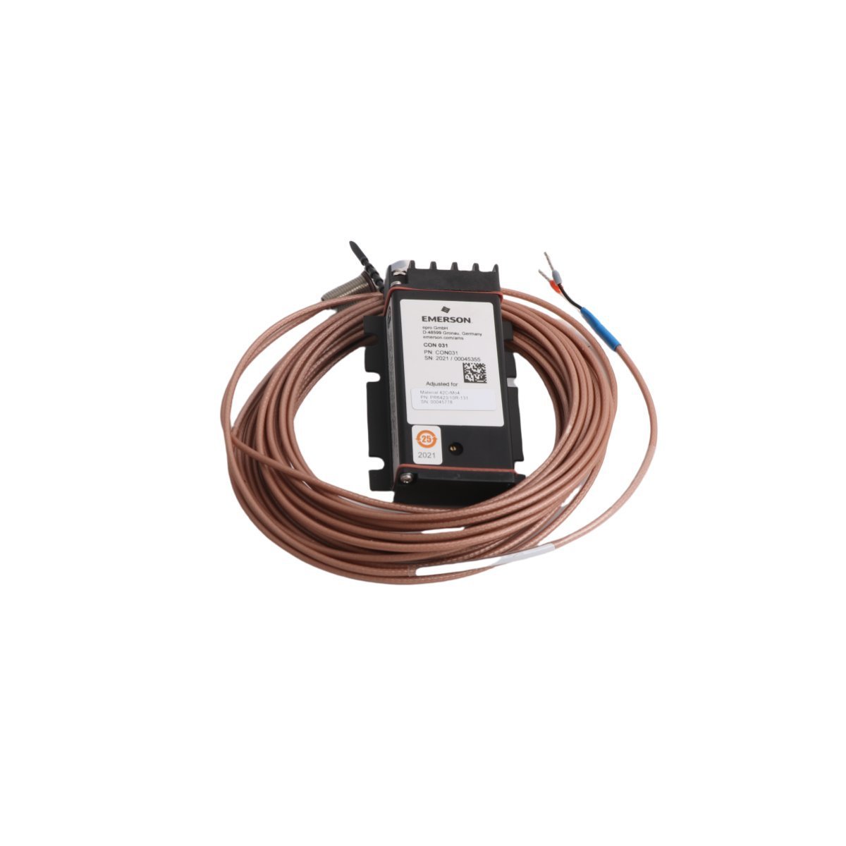PR6423/10R-131 CON031 Emerson EPRO Reverse Mount Eddy Current Sensor EPRO