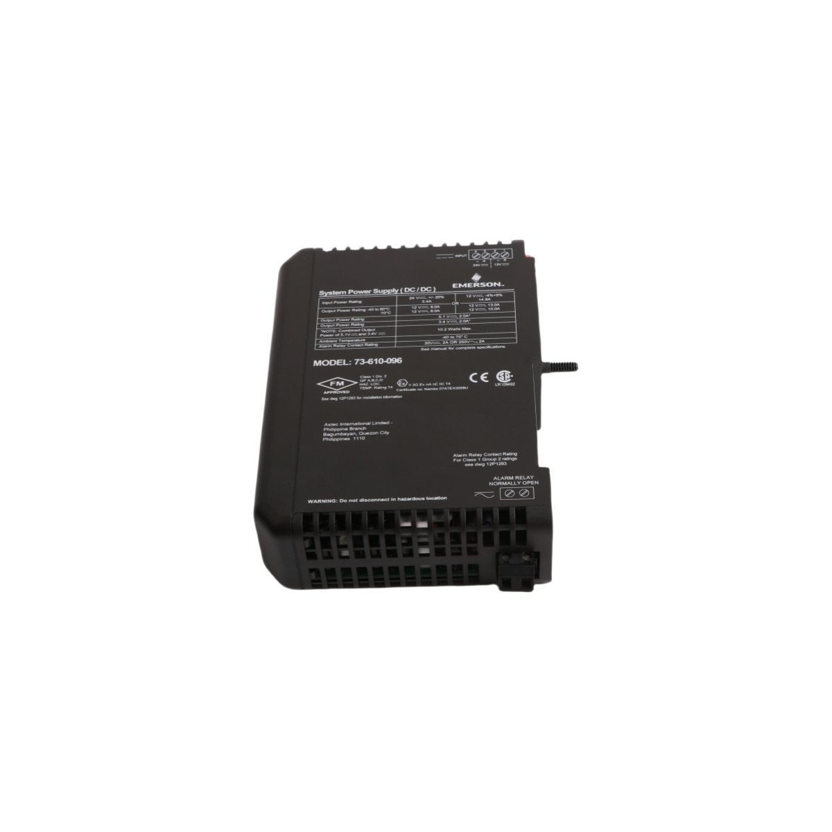 Emerson VE5009 KJ1501X1-BC3 12P3935X022 DeltaV Power Supply Module