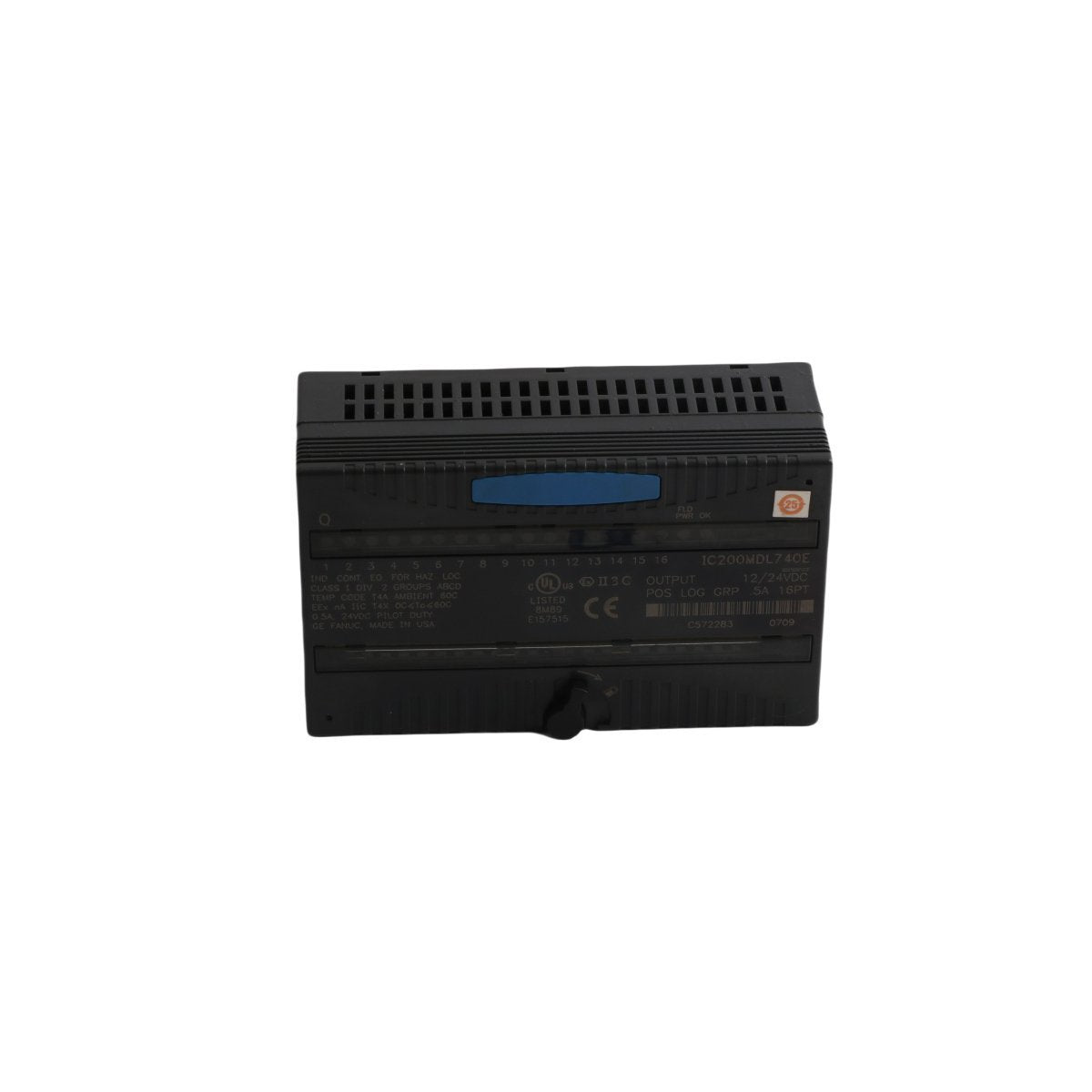 16-Channel 12/24VDC Sourcing Output Module GE IC200MDL740 VersaMax
