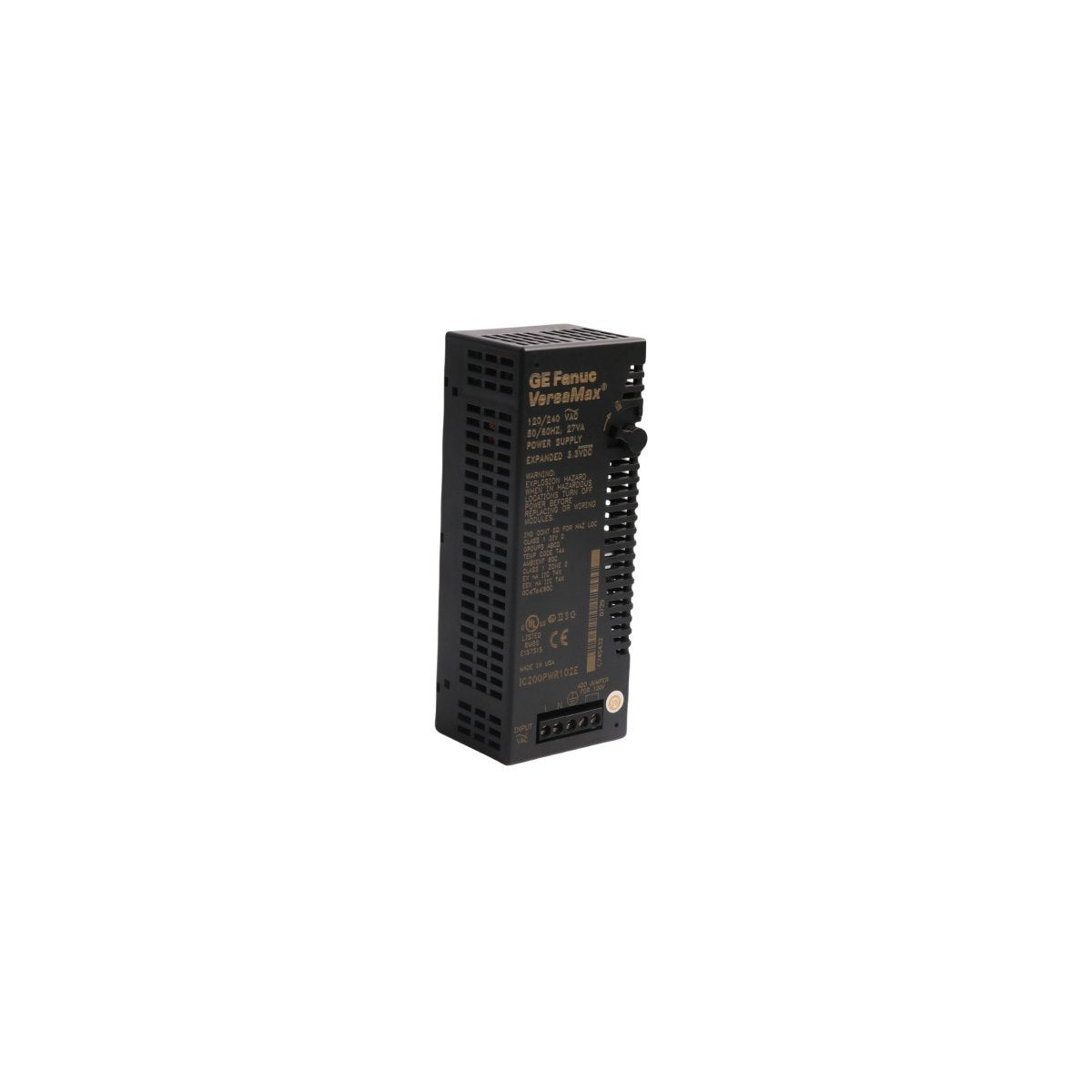 Fuente de alimentación VersaMax expandida de 3.3 V Módulo de fuente de alimentación GE IC200PWR102
