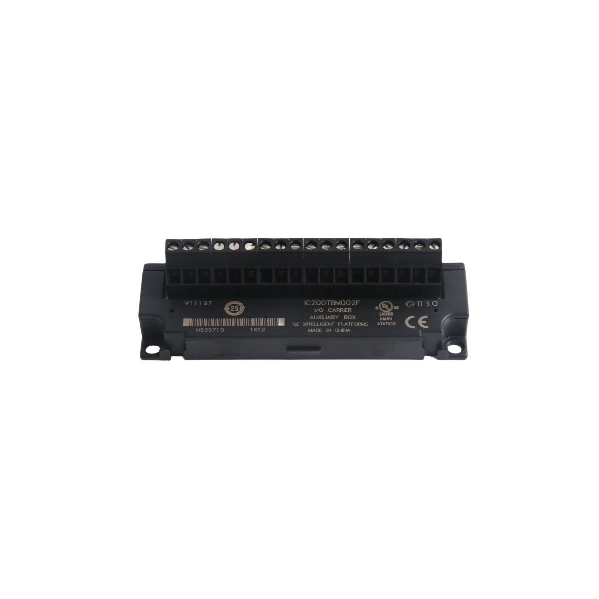 Regleta de terminales auxiliar estilo caja GE VersaMax IC200TBM002