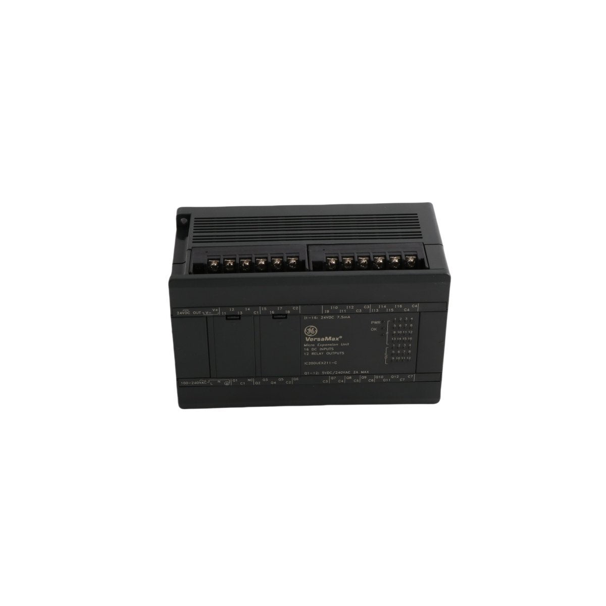 GE Fanuc IC200UEX211 VersaMax Micro I/O Expansion Unit | 28-Point AC Powered Module