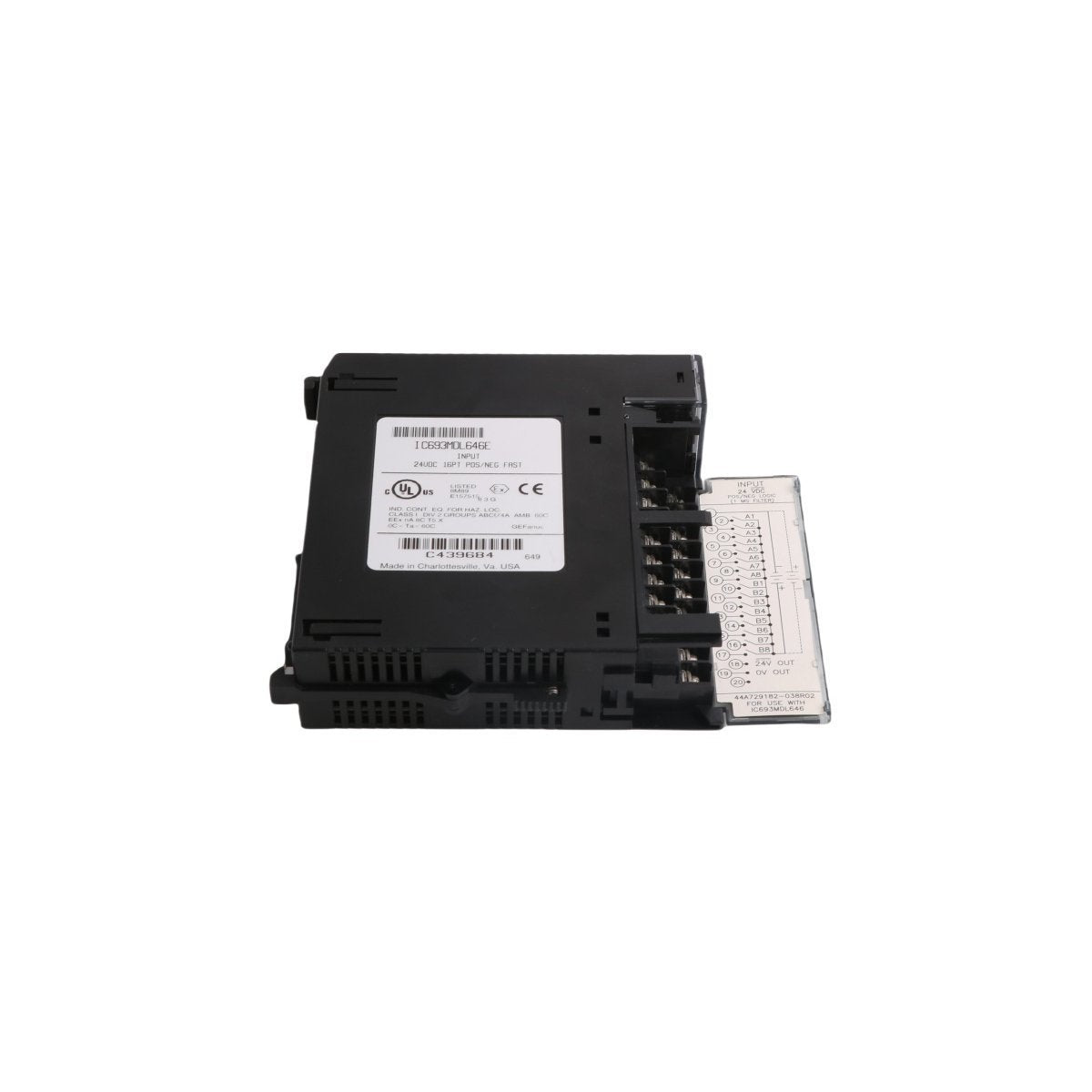 Módulo de entrada discreta de 24 VCC GE Fanuc Serie 90-30 IC693MDL646