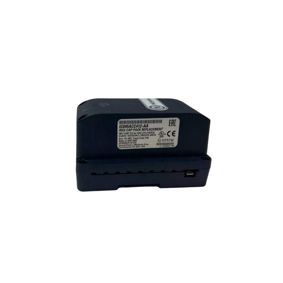 GE Fanuc IC695ACC412 PACSystems RX3i Replacement Cap Pack Module