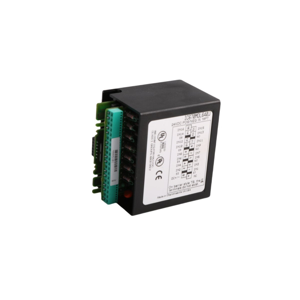 IC670MDL640 24VDC 16-Channel Discrete Input Module | GE Fanuc