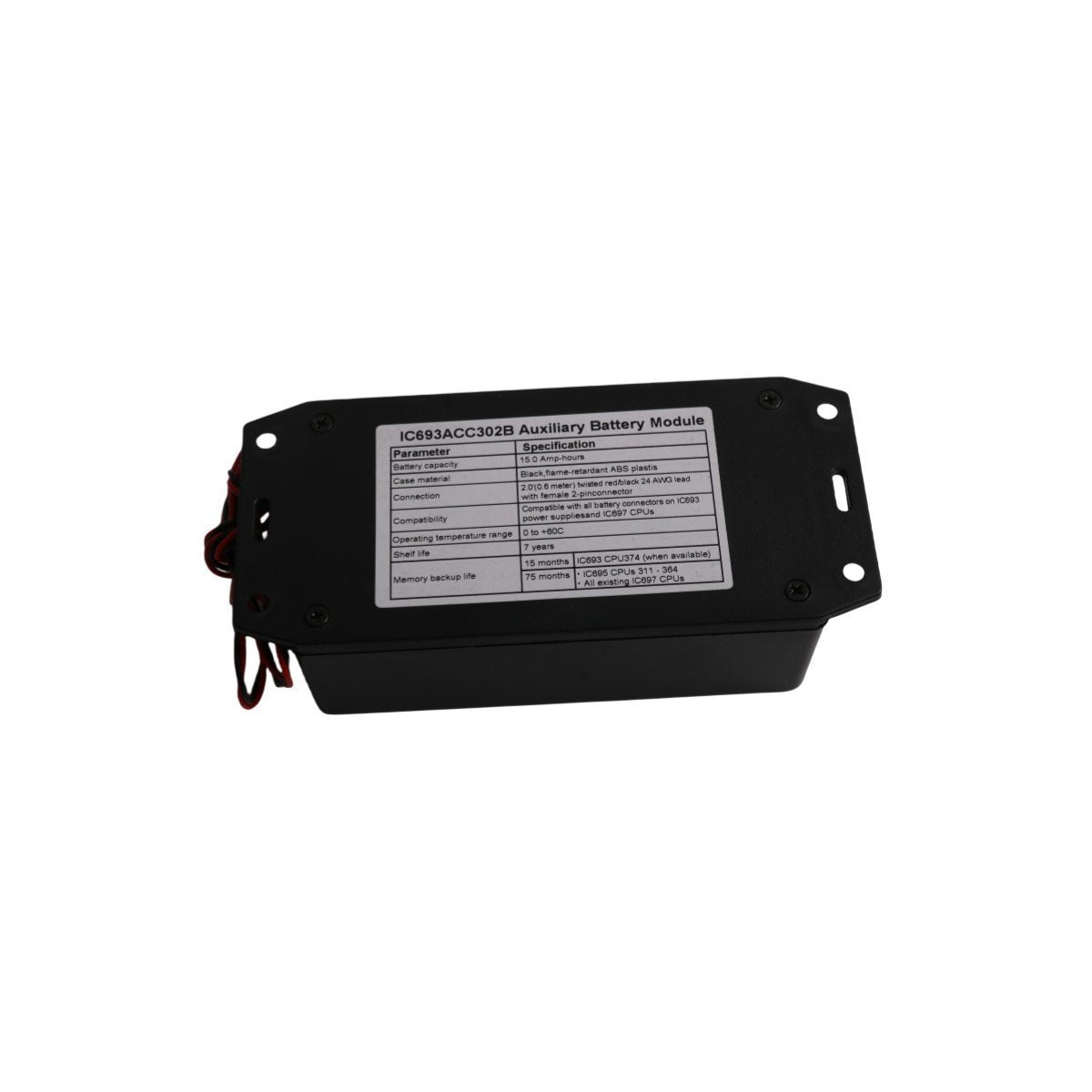 Módulo de respaldo de RAM para CPU General Electric Serie 90-30 IC693ACC302B