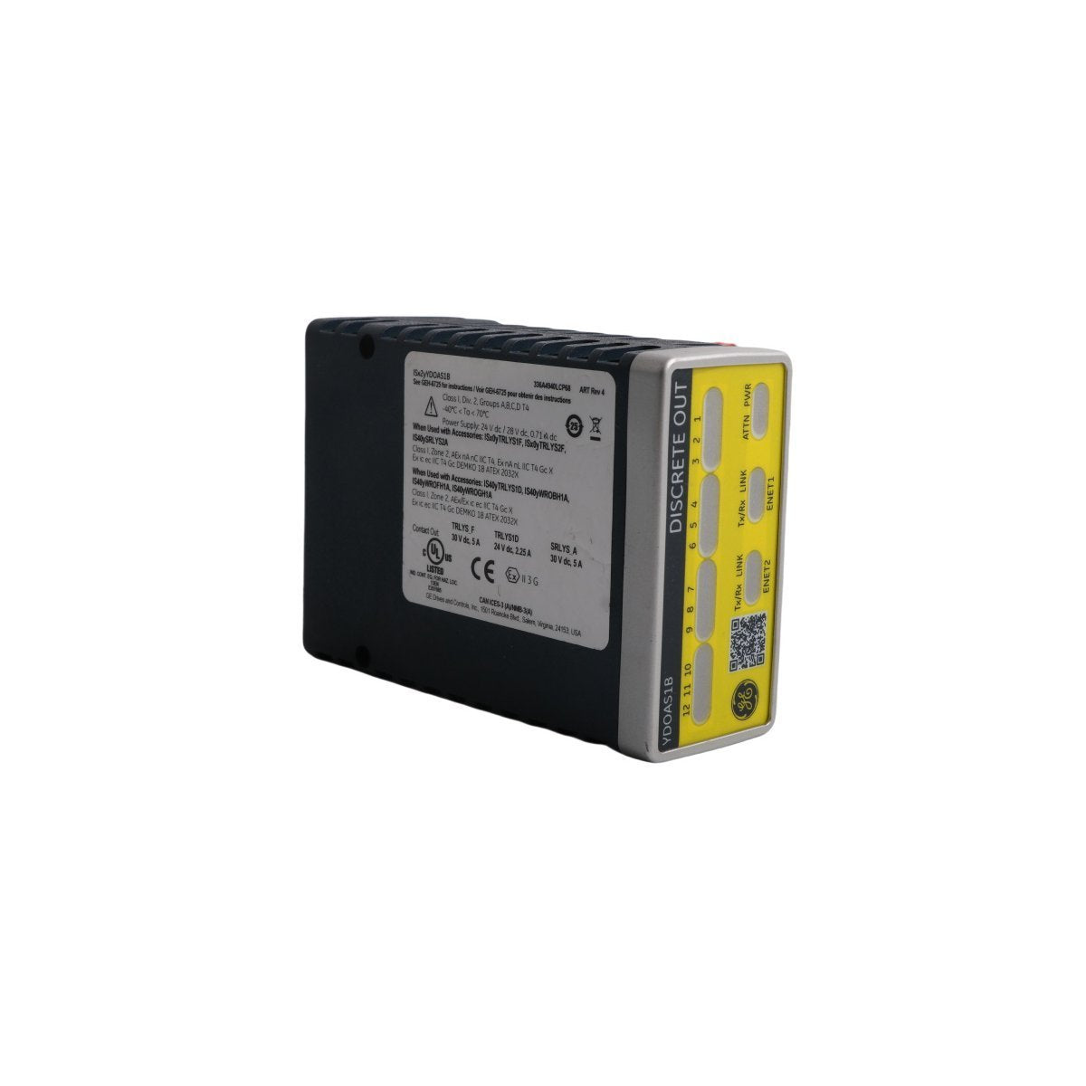 General Electric IS420YDOAS1B Discrete Output I/O Pack Mark VIe EX2100 Series