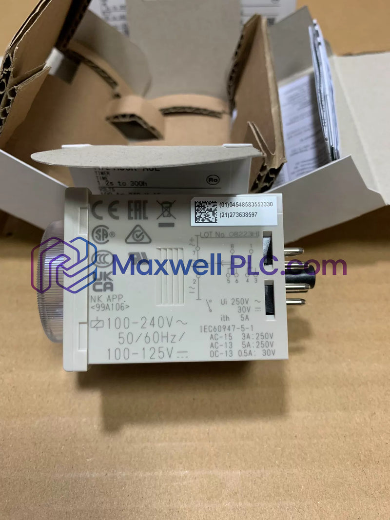 Omron H3CR-A8E 100/240VC Solid-State Timer H3CR Series