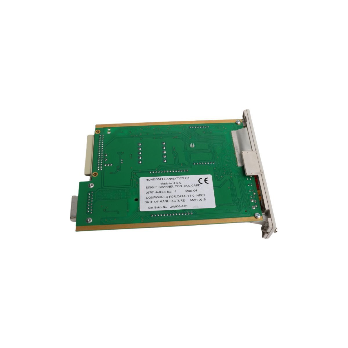 05701-A-0302 وحدة تحليلات بطاقة التحكم بالغاز أحادية القناة من Honeywell