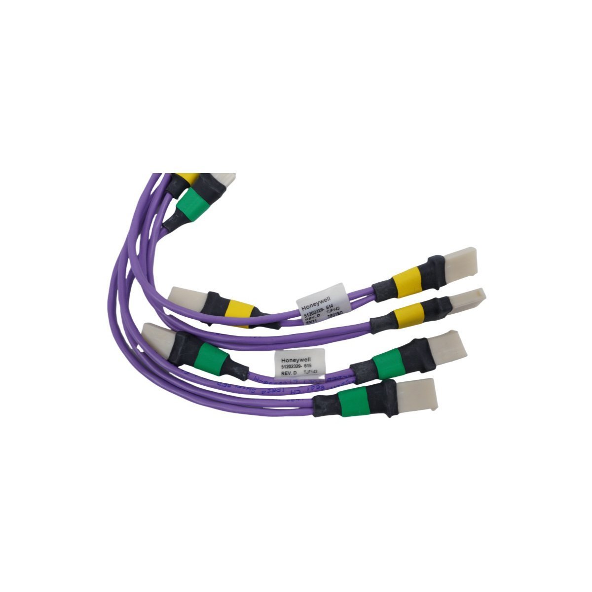Cable de ensamblaje de cabezal violeta de enlace de E/S Honeywell 51202329-616