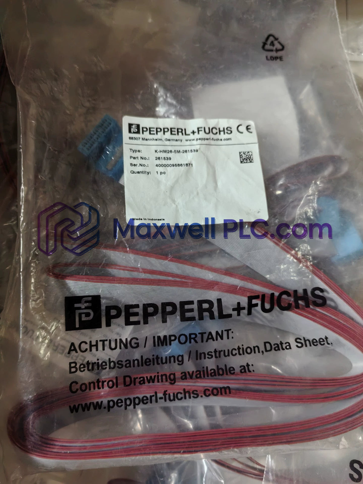Pepperl+Fuchs K-HM26-5M-261539 HART Accessories Connection Cable