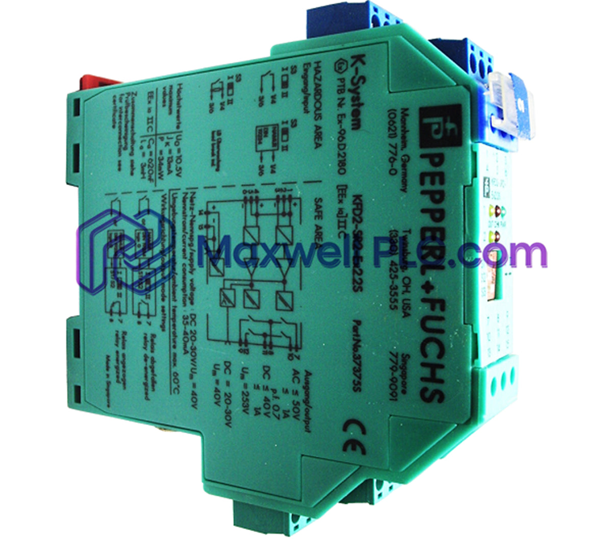 KFD2-SR3-EX2.2S Pepperl+Fuchs Switch Amplifier K-System