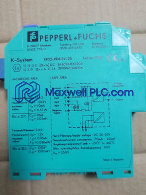 KFD2-VR4-Ex1.26 PEPPERL + FUCHS مكرر جهد نظام K