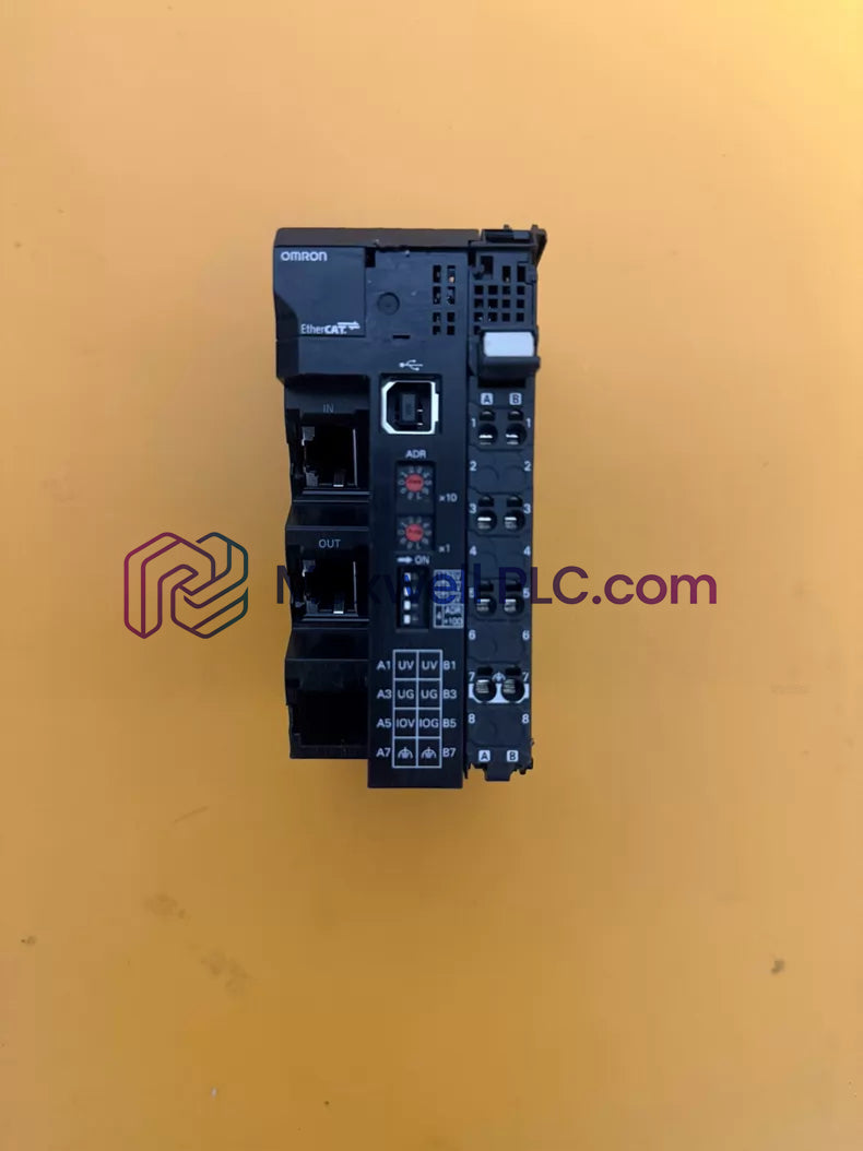 وحدة اقتران EtherCAT من سلسلة NX طراز NX-ECC201 من Omron