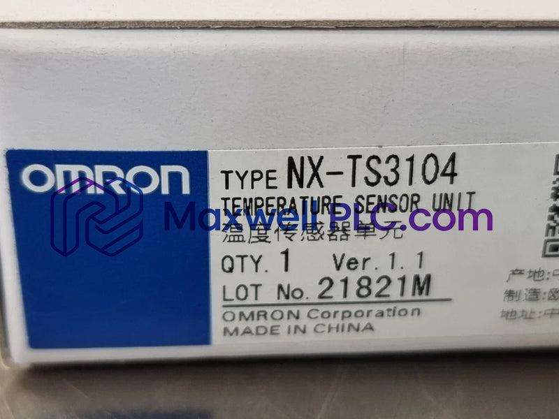 NX-TS3104 Omron NX Series Temperature Input Unit