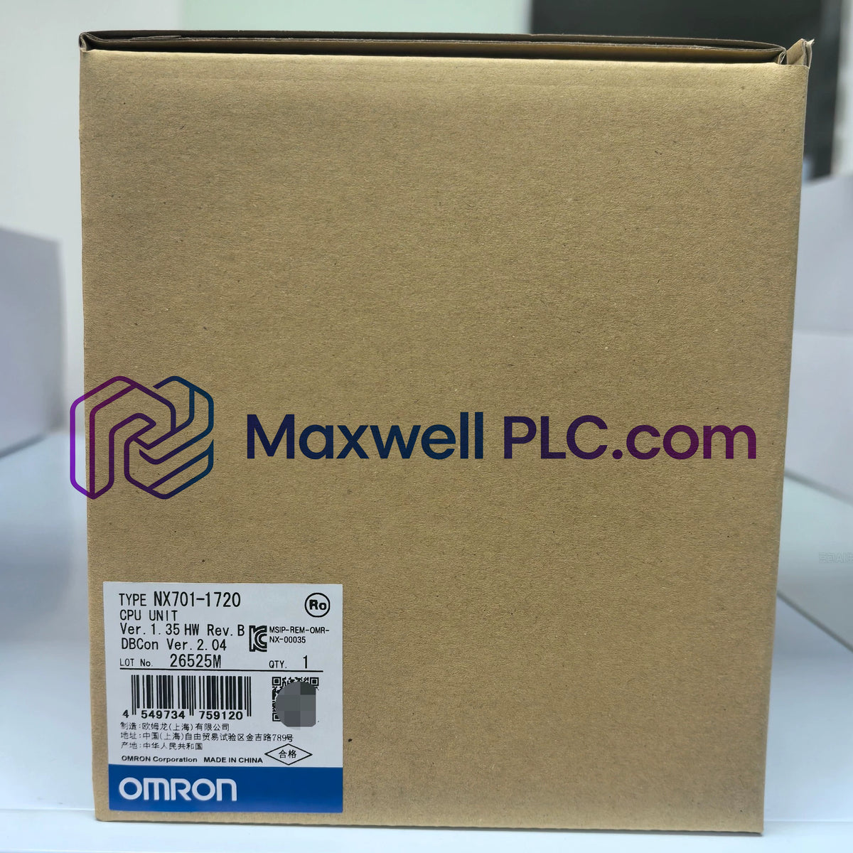 NX701-1720 وحدة تحكم في الحركة من سلسلة Omron NX7
