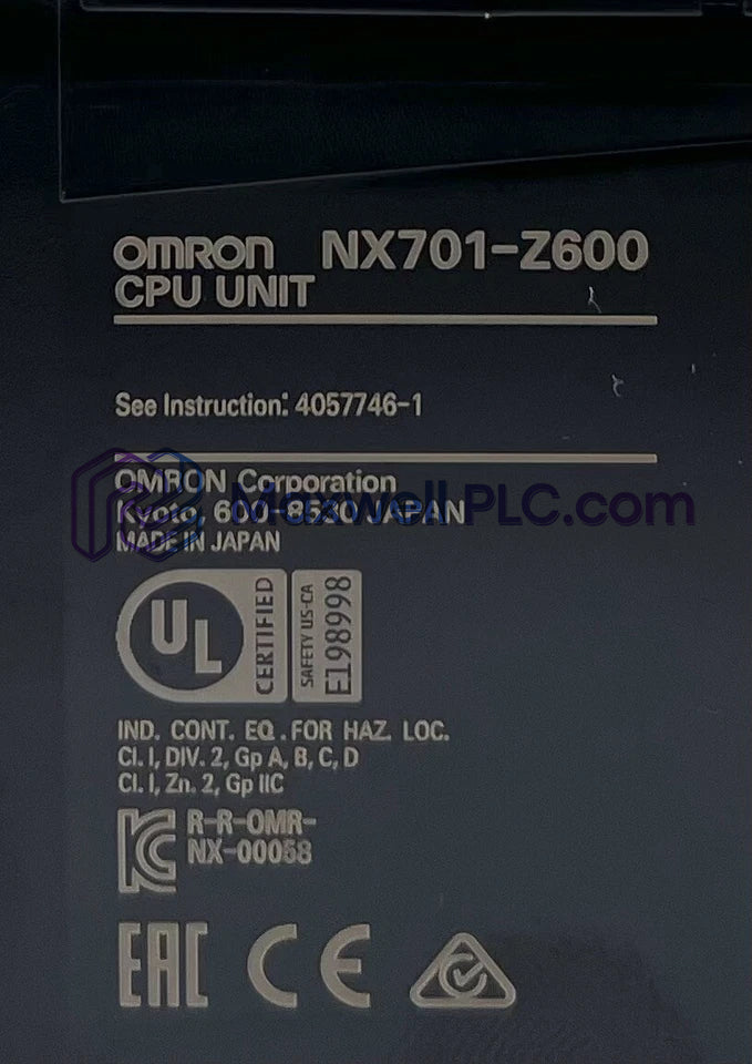 NX701-Z600 Omron Motion Controller NX7 Series
