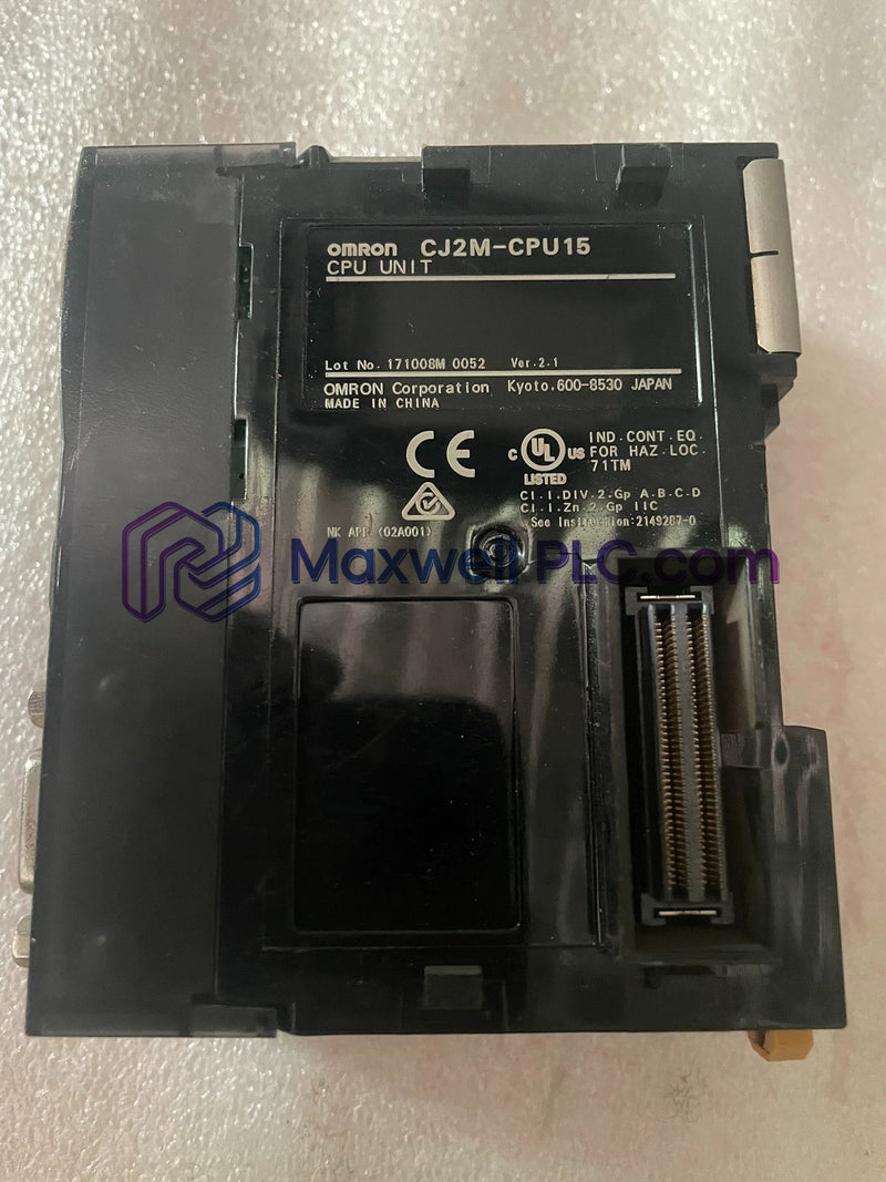 Omron CJ2M-CPU15 Programmable Controller CJ2 Series