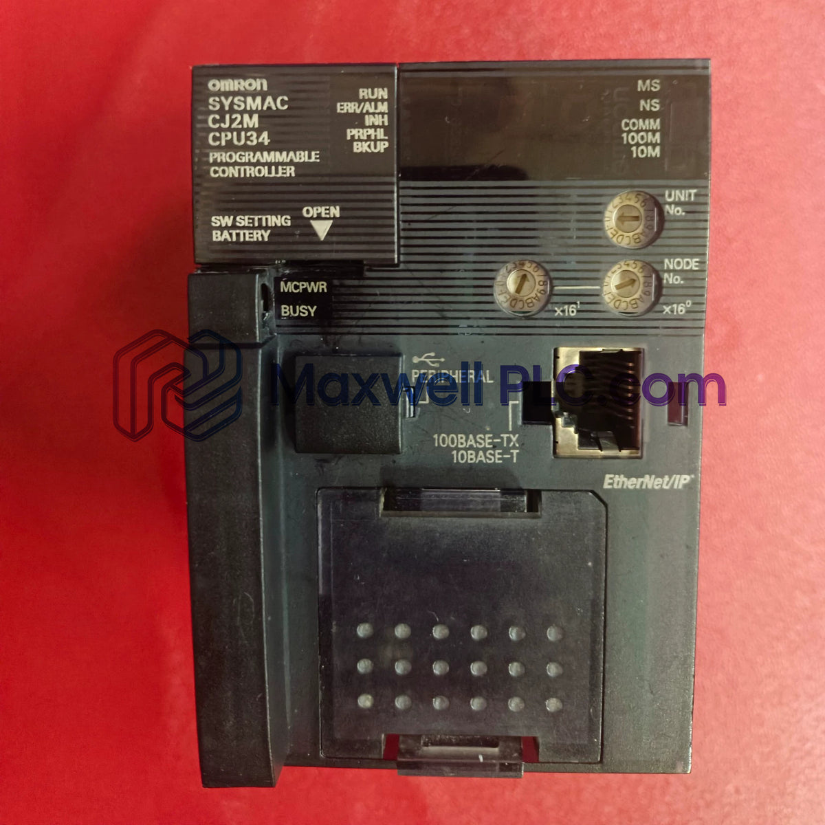 وحدات معالج CJ2M-CPU34 من Omron مدمجة بوحدة EtherNet/IP من سلسلة CJ2M