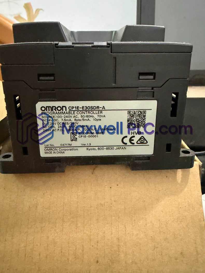 Omron CP1E-E30SDR-A CP1E Series CPU Unit Hardware