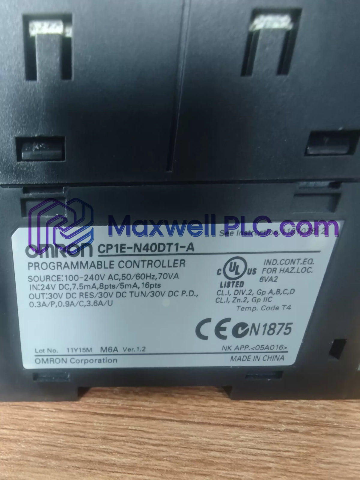 Omron CP1E-N40DT1-A CPU Unit SYSMAC CP1E Series