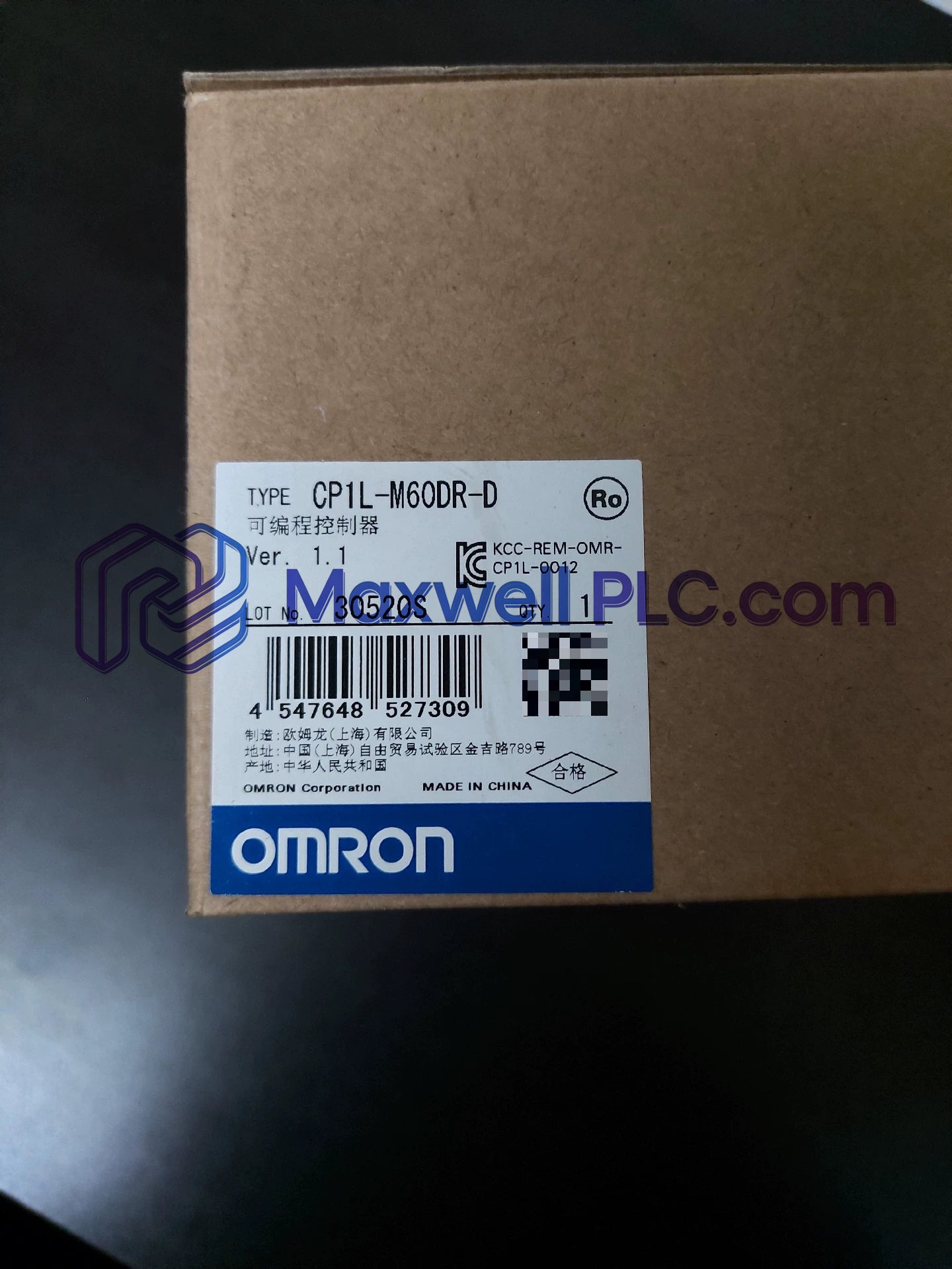 Omron CP1L-M60DR-D Programmable Logic Controller CP1L Series