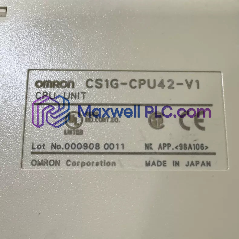 CS1G-CPU42-V1 Omron CPU Unit CS1